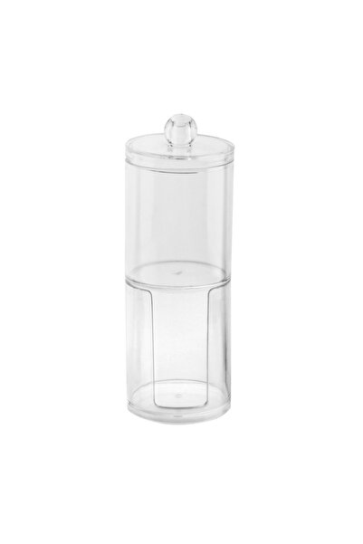 Choice1 B Acrylic Storage Box Bathroom Jar Makeup Organizer Cotton Round Pad ...
