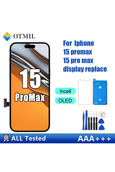 Choice1 شاشة OLED بديلة لـ iPhone 15 Pro Max، شاشة LCD مقاس 6.7 بوصة مع لوحة ...