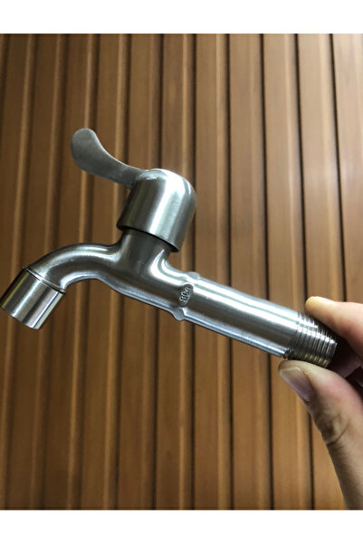 Choice4 B026 Brushed Outdoor304 Stainless Steel Garden Faucet Wall Mounted Bi...