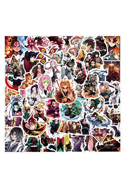 Choice Bandai 200pcs Demon Slayer Anime Graffiti Decoration Notebook Luggage ...
