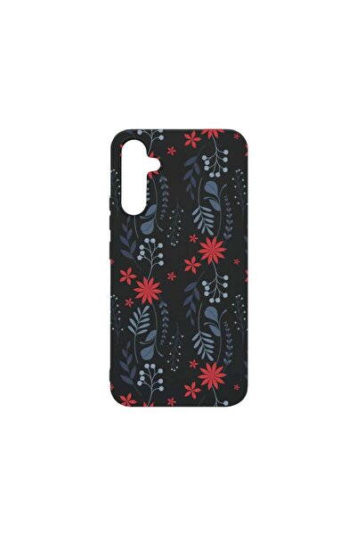 bestcase Калъф, съвместим със Samsung Galaxy A34, Дизайн с цветя, Тънък 0.8 м...