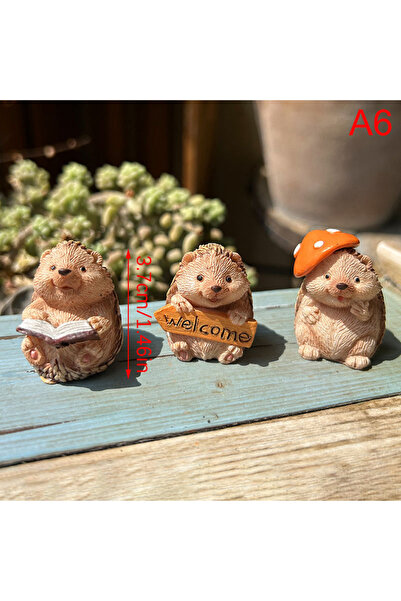 Choice4 تماثيل ومجسمات صغيرة A6 1/3PC على شكل سلاحف وأرانب وقناديل البرية بتص...