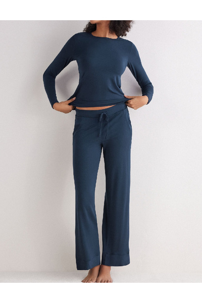 Evendi Pants, Navy blue
