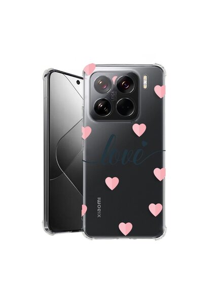 bestcase ¬Æ Husa pentru Xiaomi 15 Pro, Anti Shock 1.5MM, Love Flying Hearts, ...