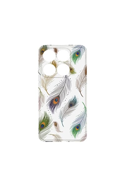 bestcase Husa pentru Xiaomi 14T, BestCase¬Æ Clear Silicon 2MM, Flower, Antiso...
