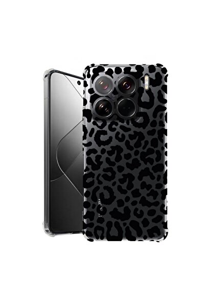 bestcase Калъф за Xiaomi 15, Удароустойчив 1.5ММ, Леопардов десен, Защита на ...