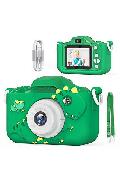 Choice Green KC04 Digital Kids Cameras Toys Mini Children Camera 1080P HD 8x ...