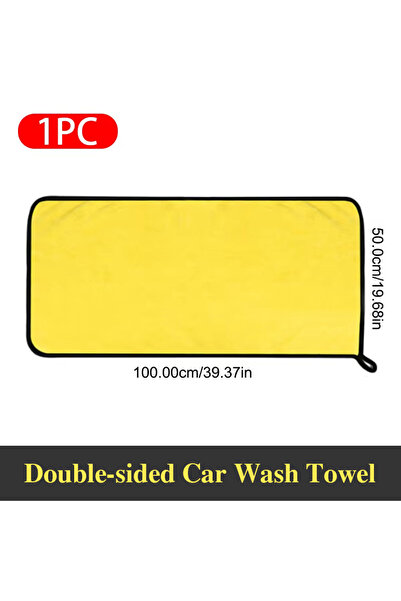 choice2 Coral Fleece 50x100cm Microfiber Towel Car Wash Towel Detailing Clean...