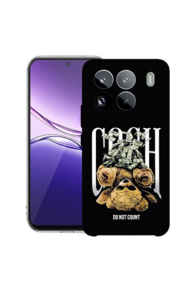 bestcase Прозрачен тънък силиконов калъф, съвместим с Xiaomi 15, Teddy Bear M...