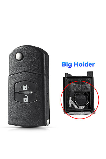 Choice 2BNT Big Holder KEYYOU For Mazda 3 5 6 Folding Flip Remote Car Key She...