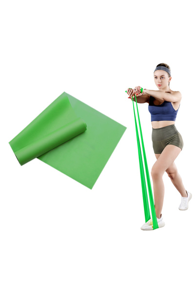 Choice1 LLP-GREEN Long Training Stretch Bands for Yoga Pilates Resistance Low...