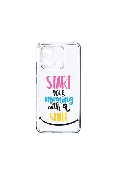 bestcase Διαφανής Θήκη Σιλικόνης 2MM, Συμβατή με Xiaomi Redmi 12C, Smile At M...