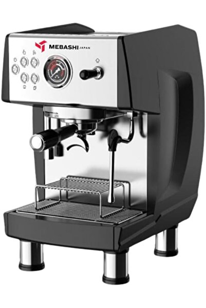 MEBASHI Commercial Coffee Machine, 20 Bar, 3.8L Tank, Black and Stainless Ste...