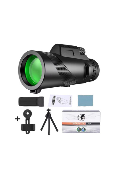 Choice black set 80x100 Portable Zoom HD Monocular Telescope Long Distance Mi...