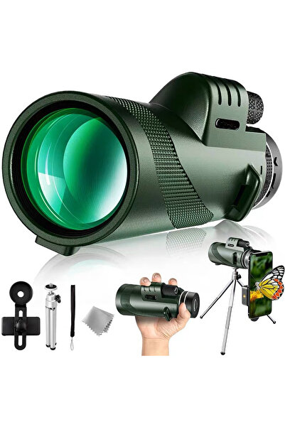 Choice4 80X100LDDW-YSJ 80x100 HD ZOOM Powerful Monocular Telescope Portable B...