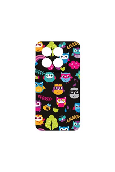 bestcase Премиум силиконов калъф, съвместим с Xiaomi 14 Pro, Дизайн  "Бухал "...