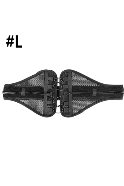 Choice Black-1PCS-L Adjustable Lower Back Brace with Pulley System - Lumbar B...
