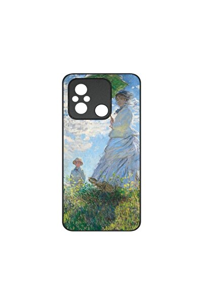 bestcase Λεπτή Γυάλινη Θήκη, Συμβατή με Xiaomi Redmi 12C, Γυναίκα με Ομπρέλα,...