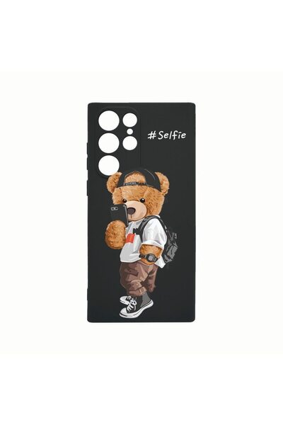 bestcase Husa Silicon, Compatibila Cu Samsung Galaxy S22 Ultra, Selfie Teddy ...