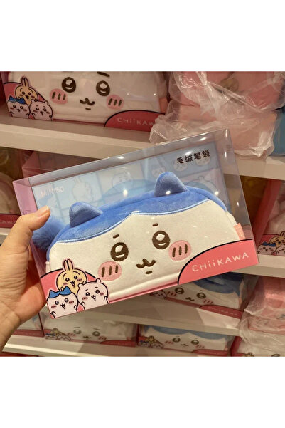 Choice1 حقيبة أقلام MINISO Hachi، صندوق تخزين كبير لطيف بتصميم ChiiKawa، حقيب...