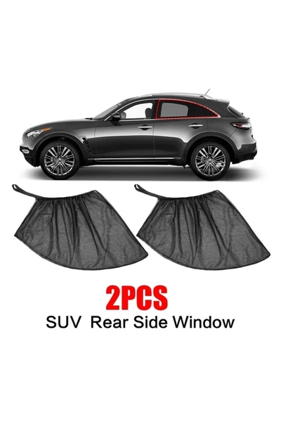 Choice SUV rear window 1Pair Car Window Sunshade Mesh Auto Rear Side Window C...