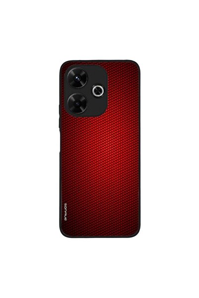 Sonique Θήκη Carbon Series για Xiaomi Redmi 13 4G / Poco M6 4G Κόκκινο