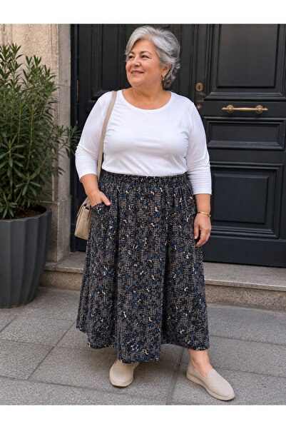Uğurlar Collection Print Skirt