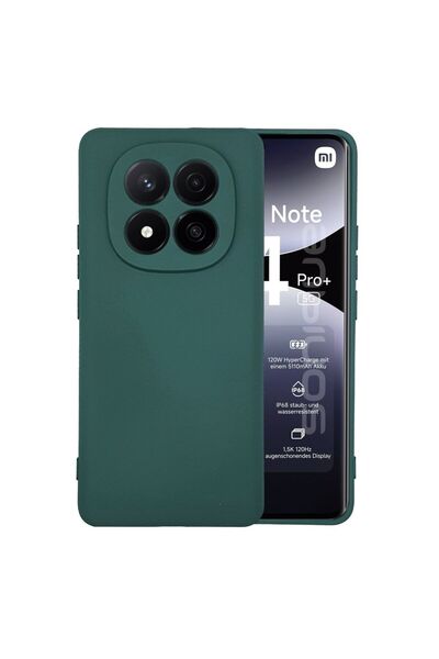 Sonique Θήκη Σιλικόνης My Colors Xiaomi Redmi Note 14 Pro Plus 5G Πράσινο Σκούρο