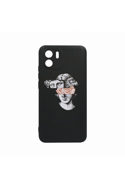 bestcase Θήκη, Συμβατή με Xiaomi Redmi A1, Άγαλμα Ντέιβιντ - Τριαντάφυλλο, Αν...