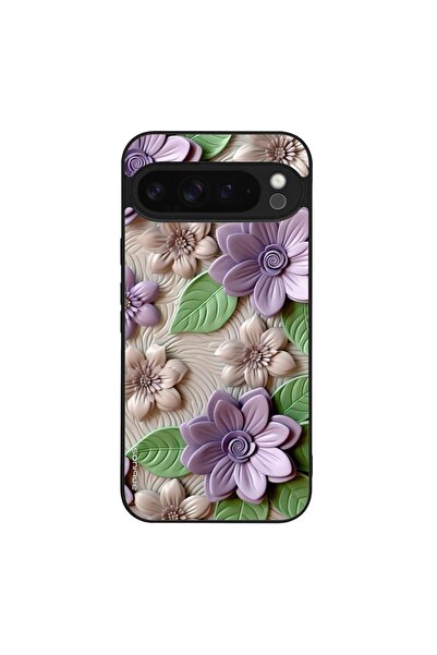 Sonique Θήκη 3D Flower Series για Google Pixel 9 Pro XL 5G Βιολετί