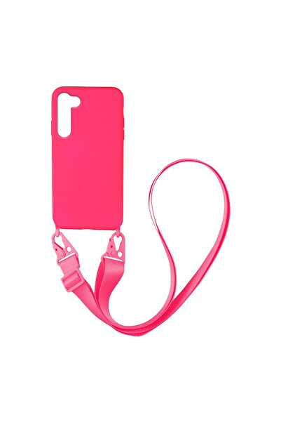 Sonique Θήκη Σιλικόνης με Strap CarryHang Samsung Galaxy S23 Plus Φούξια