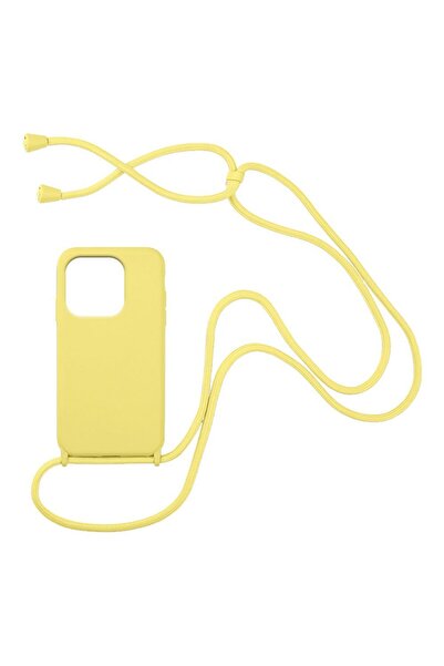 Sonique Θήκη Σιλικόνης με Κορδόνι CarryHang Xiaomi Redmi 12C Κίτρινο