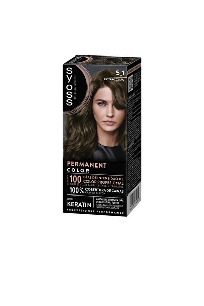 Syoss Permanent hair dye PERMANENT COLOR 5.1 light brown