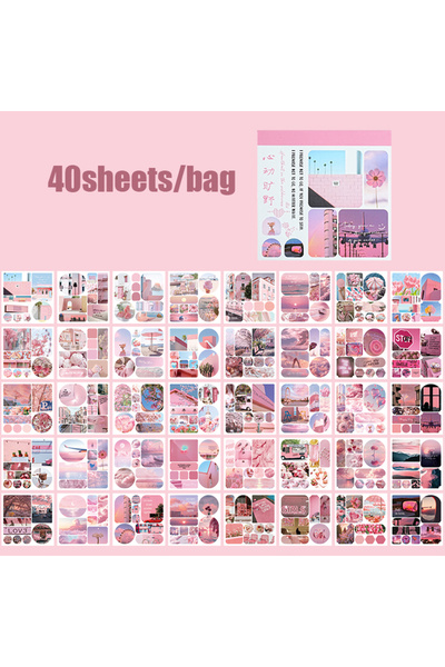 Choice S26270-6 Mr Paper 40pcs/bag Crossroads Wind Series Landscape Theme Sti...