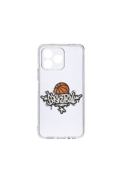 bestcase ¬Æ Husa Clear Silicon 2MM, Compatibila Cu Xiaomi Redmi 13, Basketbal...