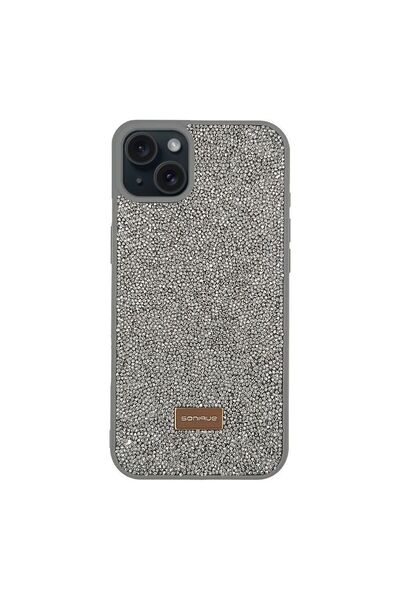 Sonique Θήκη Lux Diamond Apple iPhone 15 Plus Ασημί