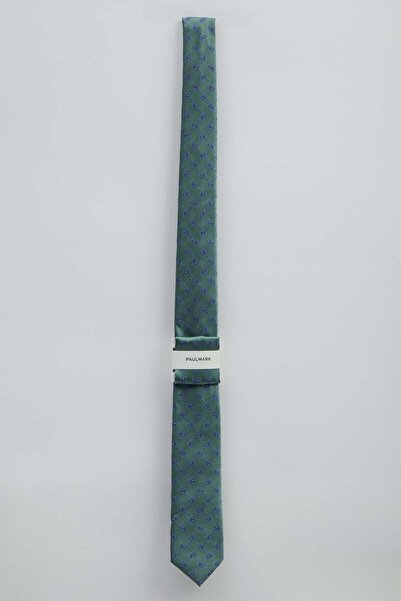 PAULMARK Men's Patterned Tie-Tie Set