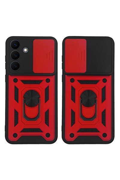 Sonique Θήκη Ring Armor CamPro για Samsung Galaxy S26 Plus Κόκκινο
