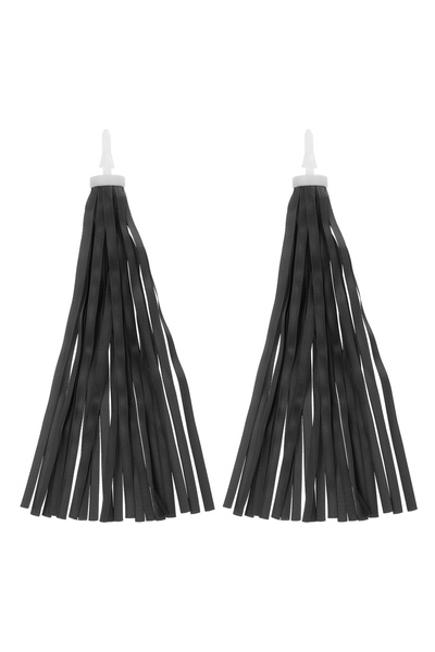 Choice6 Black 2pcs 22cm Bicycle Handlebar Streamers Bike Streamers Kids Girl ...