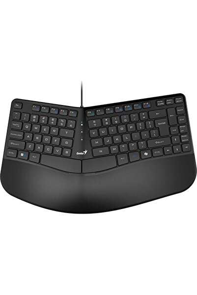 GENIUS Ergo KB-700, CZ/SK, ergonomic, wired (USB), black, Copilot