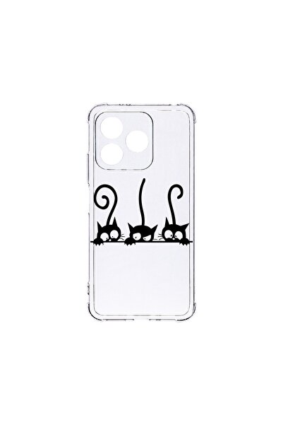 bestcase Калъф за Xiaomi Redmi 13, BestCase Anti Shock 1.5MM, Котки, Технолог...