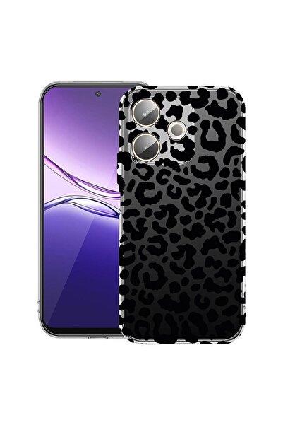 bestcase Калъф за Xiaomi Redmi 13x / Poco M6 4G с леопардов дизайн, прозрачен...