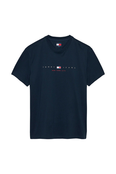 Tommy Hilfiger Tricou bărbătesc cu mânecă scurtă: Tricou cu imprimeu steag, c...