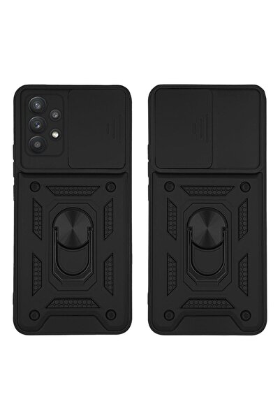 Sonique Θήκη Ring Armor CamPro για Samsung Galaxy A32 4G Μαύρο