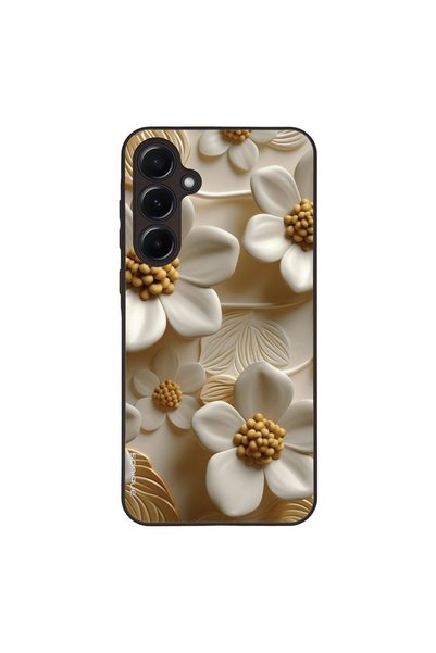 Sonique Θήκη 3D Flower Series για Samsung Galaxy A55 5G Λευκό