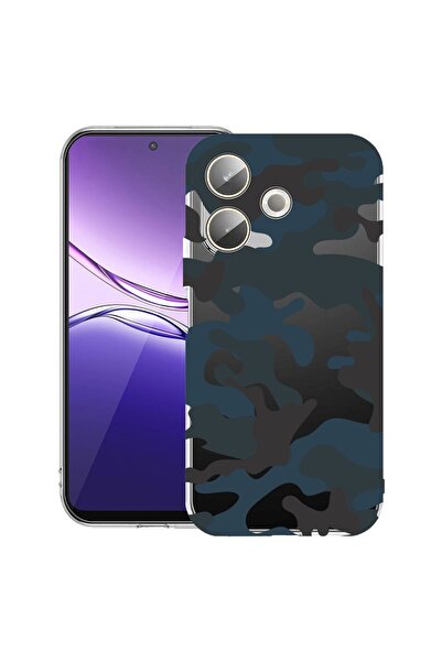 bestcase ¬Æ Husa Clear Silicon pentru OPPO A5 Pro 5G, Camouflage, 2042415 T 789