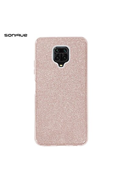 Sonique Θήκη Σιλικόνης Shiny Xiaomi Redmi Note 9S/9 Pro Ροζ