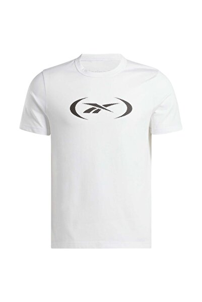 Reebok Tricou de baschet pentru bărbați cu mânecă scurtă, mărimea M
