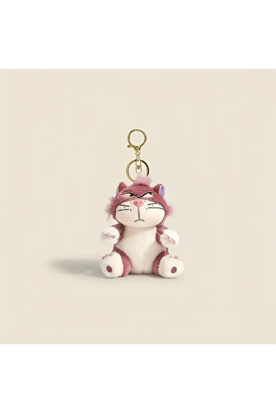 choice2 Red Cute Lucifer Cat Keychain Anime Movie Stuffed Doll Soft Lucifer C...