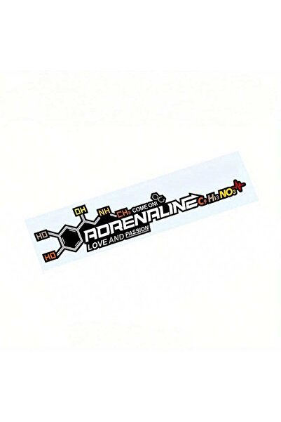 Choice1 MULTI Adrenaline Molecular Formula Car Stickers - Love & Design, Refl...